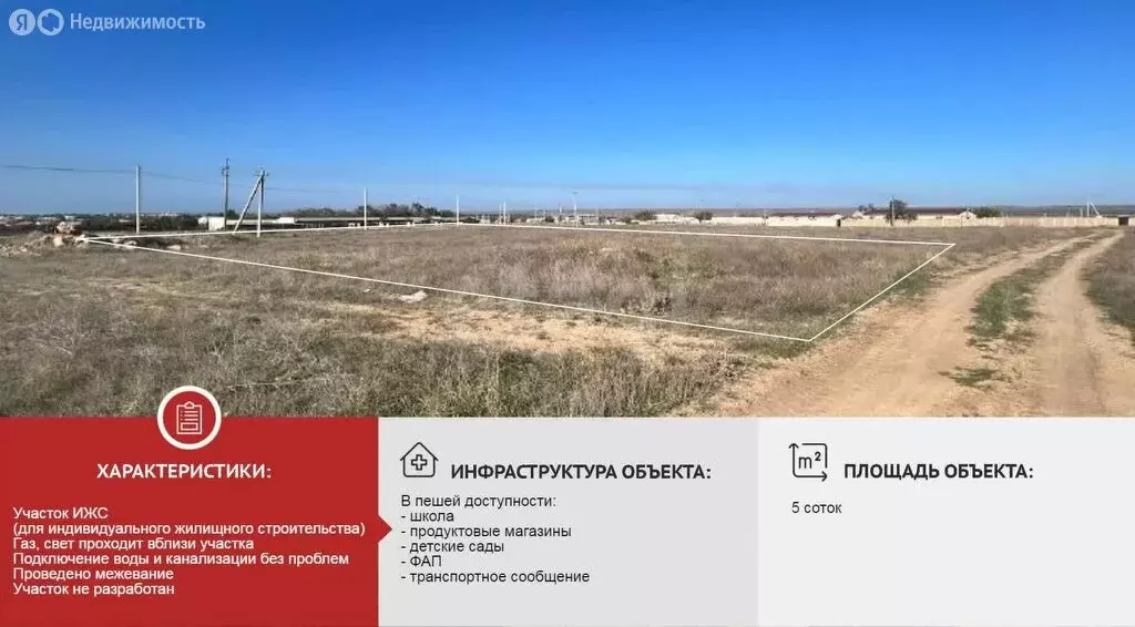 Участок в Черноморский район, Оленевское сельское поселение, село ... - Фото 2