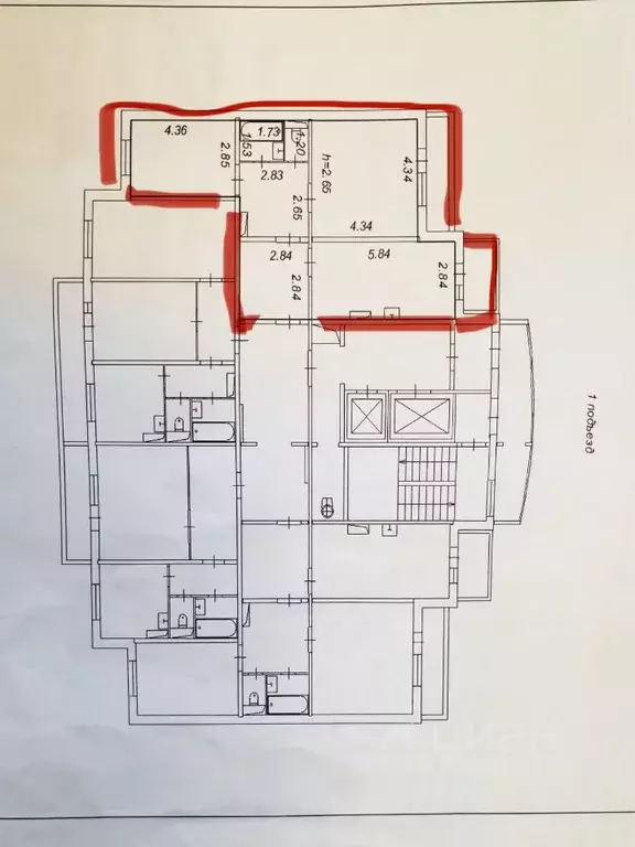 2-к кв. Красноярский край, Красноярск Норильская ул., 4К (70.0 м) - Фото 1