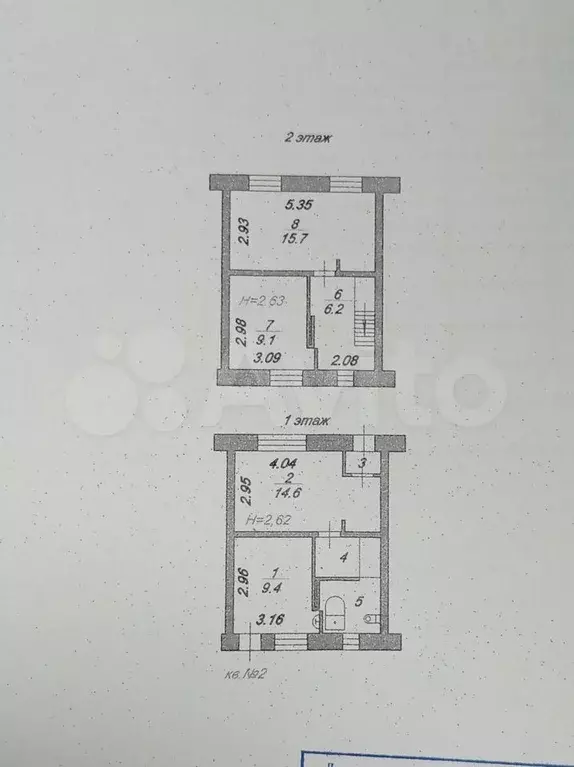 3-к. квартира, 61,6 м, 1/2 эт. - Фото 0