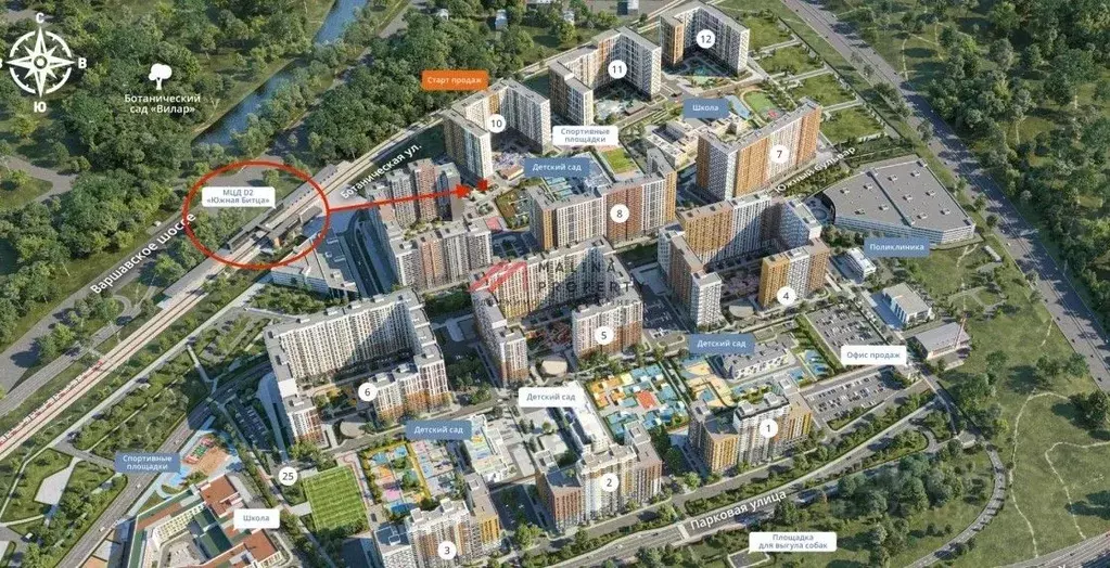 Торговая площадь в Московская область, Ленинский городской округ, пос. ... - Фото 2