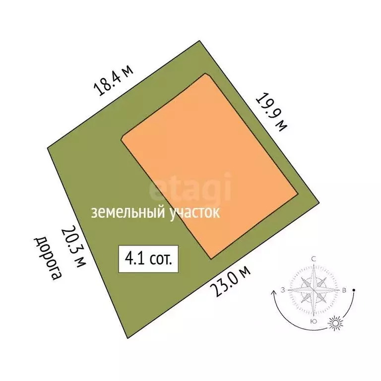 Участок в Севастополь Первомайское садоводческое товарищество, 72 (4.0 ... - Фото 2