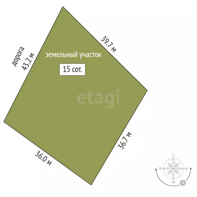 Участок в Псков, микрорайон Дорожкино (15 м) - Фото 1