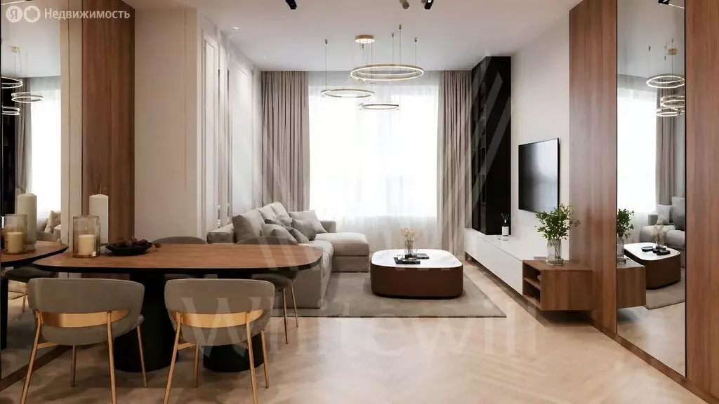 Квартира-студия: Москва, Карамышевская набережная, 2А (110 м) - Фото 1