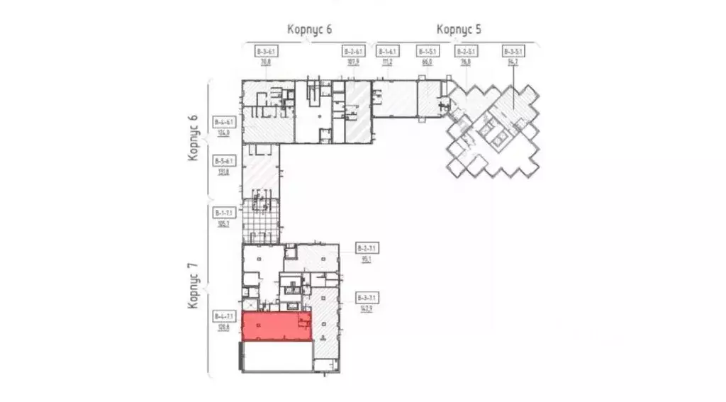 Торговая площадь в Москва наб. Марка Шагала, 11к3 (120 м) - Фото 2