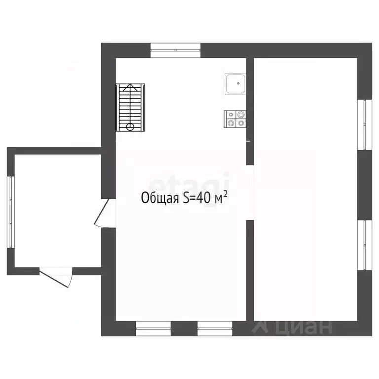 Дом в Кемеровская область, Кемерово Яблочко СНТ, аллея Зеленая (40 м) - Фото 1