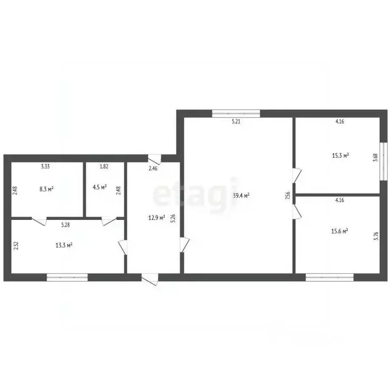 Дом в Тюменская область, Нижнетавдинский район, Березка СНТ  (115 м) - Фото 1