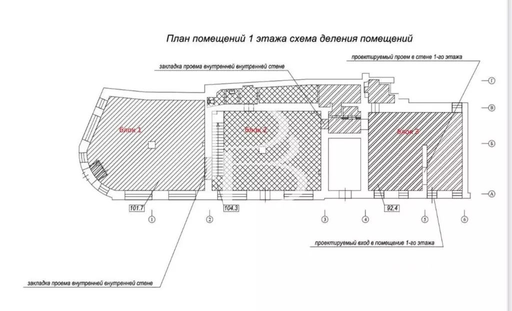 Торговая площадь в Москва Гоголевский бул., 3 (102 м) - Фото 1