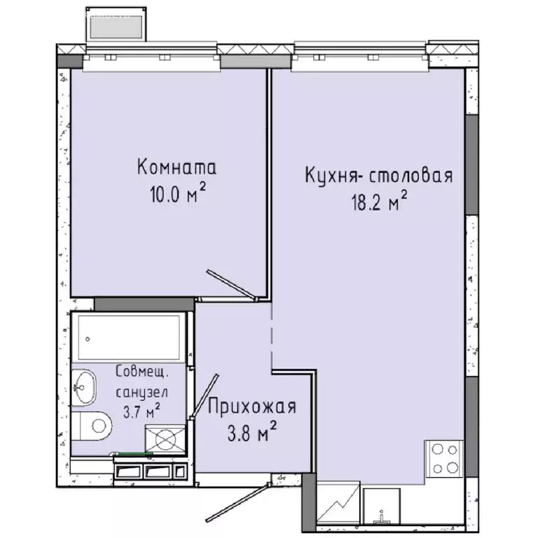 1-комнатная квартира: Ижевск, улица Ленина, 91/1 (35.7 м) - Фото 0