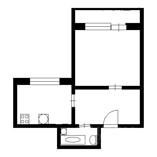 1-к кв. Воронежская область, Воронеж Нижняя ул., 73 (39.6 м) - Фото 2