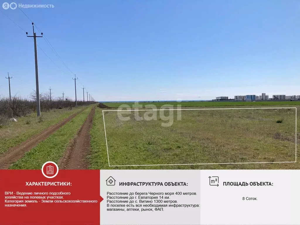 Участок в Витино, Крымская улица (8 м) - Фото 2