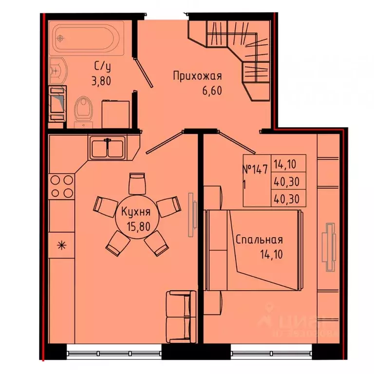 1-к кв. Ленинградская область, Коммунар г. Гатчинский муниципальный ... - Фото 1