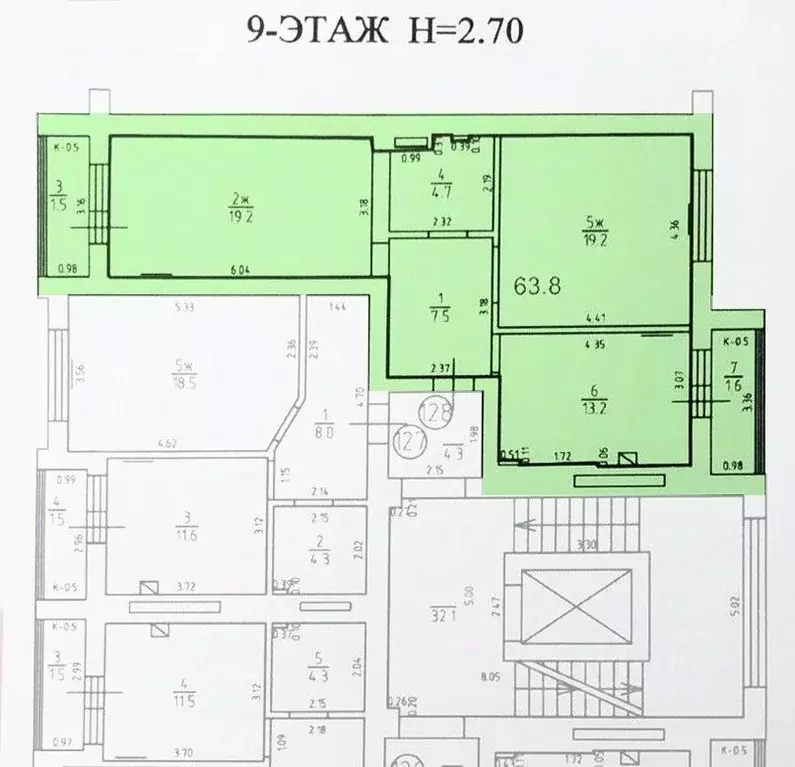 2-к кв. Калининградская область, Калининград ул. Аксакова, 133 (70.0 ... - Фото 1