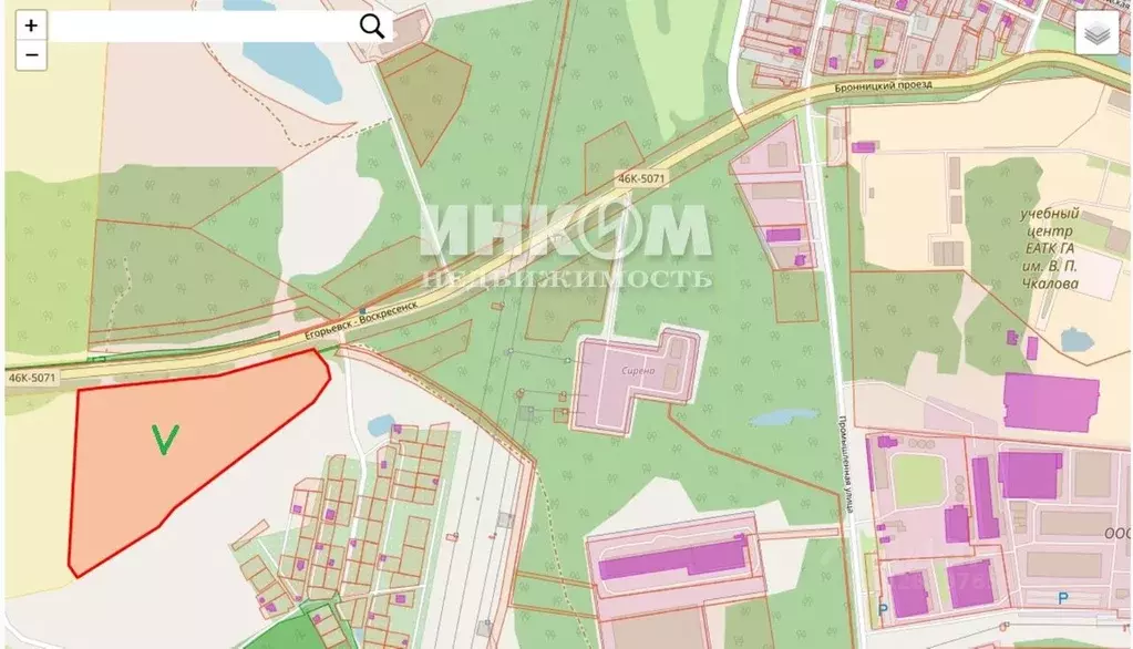 Участок в Московская область, Егорьевск муниципальный округ, д. ... - Фото 1