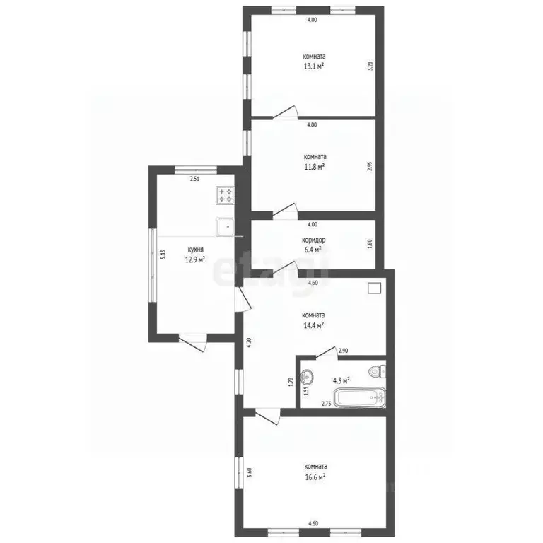 Дом в Ростовская область, Батайск ул. Орджоникидзе (66 м) - Фото 0