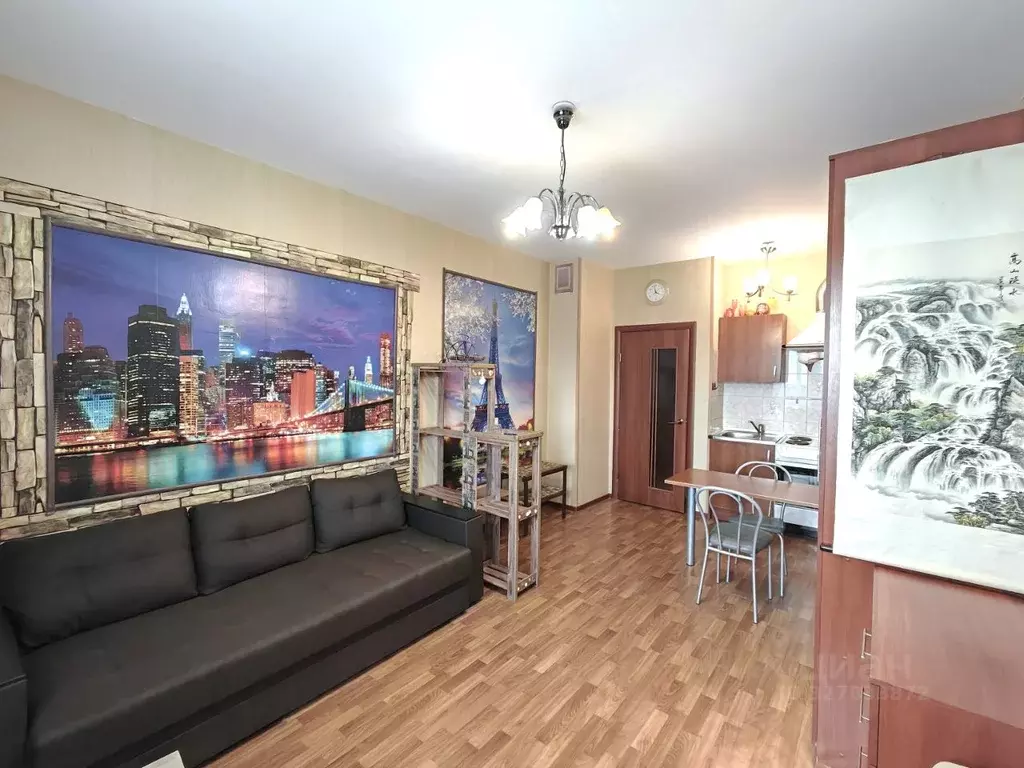 Студия Санкт-Петербург Туристская ул., 28к3 (26.6 м) - Фото 1