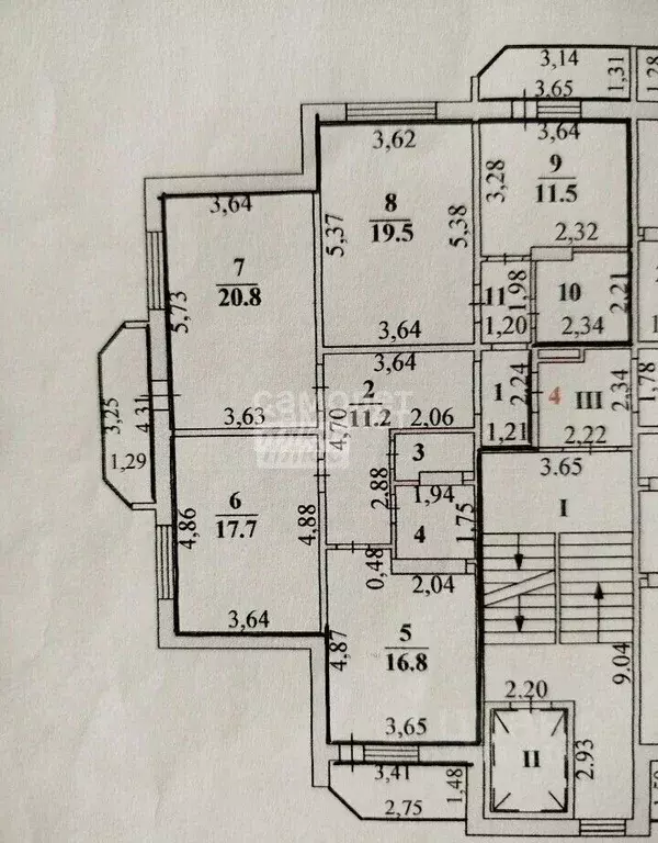 4-к кв. Липецкая область, Липецк ул. Тельмана, 11 (113.0 м) - Фото 2