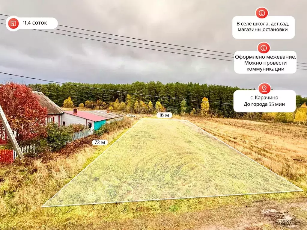 Участок в Тюменская область, Тобольский муниципальный округ, с. ... - Фото 1