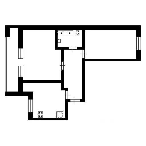 2-к кв. Челябинская область, Челябинск ул. Трашутина, 35 (65.0 м) - Фото 1