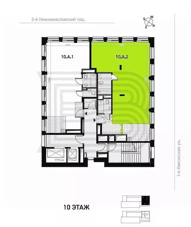 3-к кв. Москва 1-я Квесисская ул., 11 (85.1 м) - Фото 1