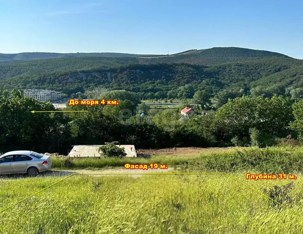 Участок в Краснодарский край, Анапа муниципальный округ, с. Сукко, ... - Фото 1