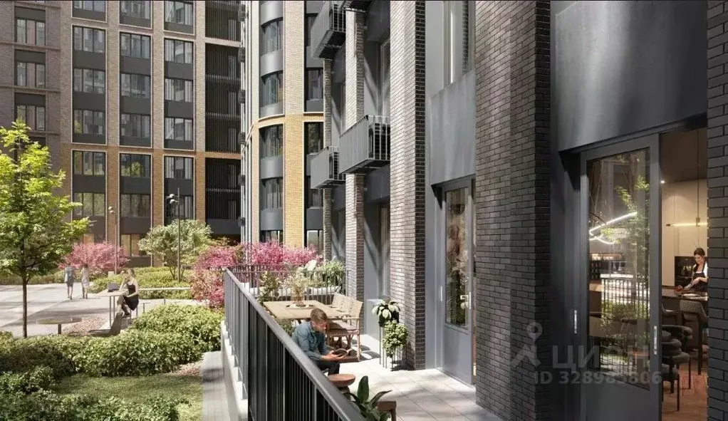 1-к кв. Москва № 3 кв-л, 6к1 (44.0 м) - Фото 2