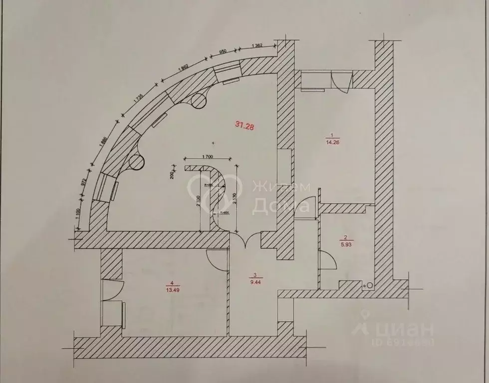 2-к кв. Волгоградская область, Волгоград бул. 30-летия Победы, 15г ... - Фото 2