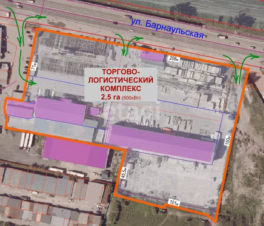 Торговая площадь в Новосибирская область, Бердск Промышленная ул., 2Б ... - Фото 1
