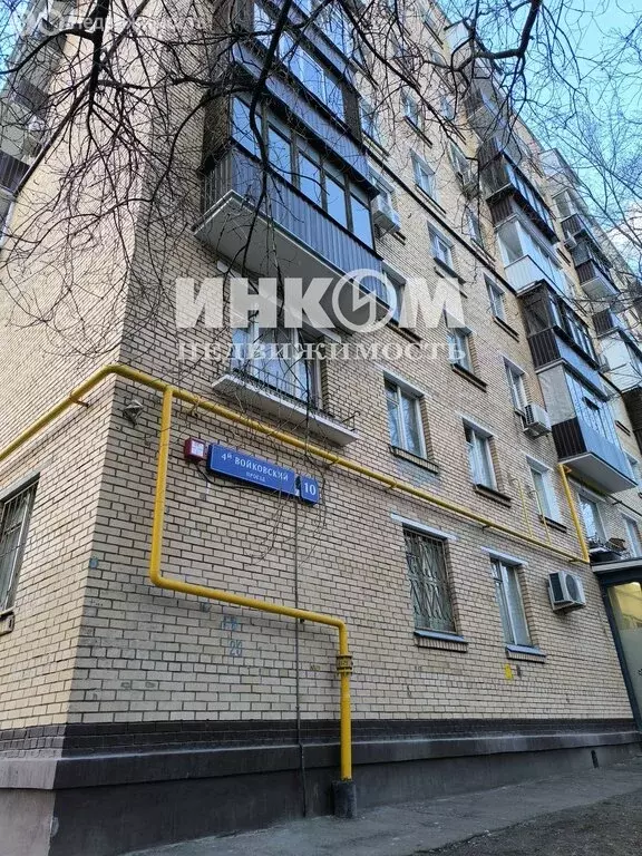 2-комнатная квартира: Москва, 4-й Войковский проезд, 10 (34.3 м) - Фото 0