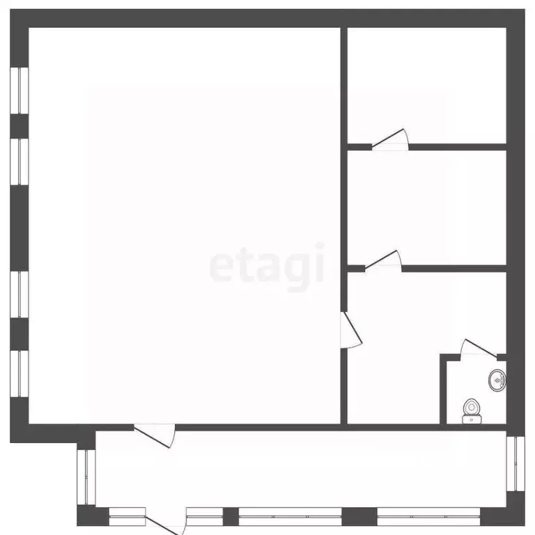 Торговая площадь в Ямало-Ненецкий АО, Тарко-Сале Пуровский район, ул. ... - Фото 2