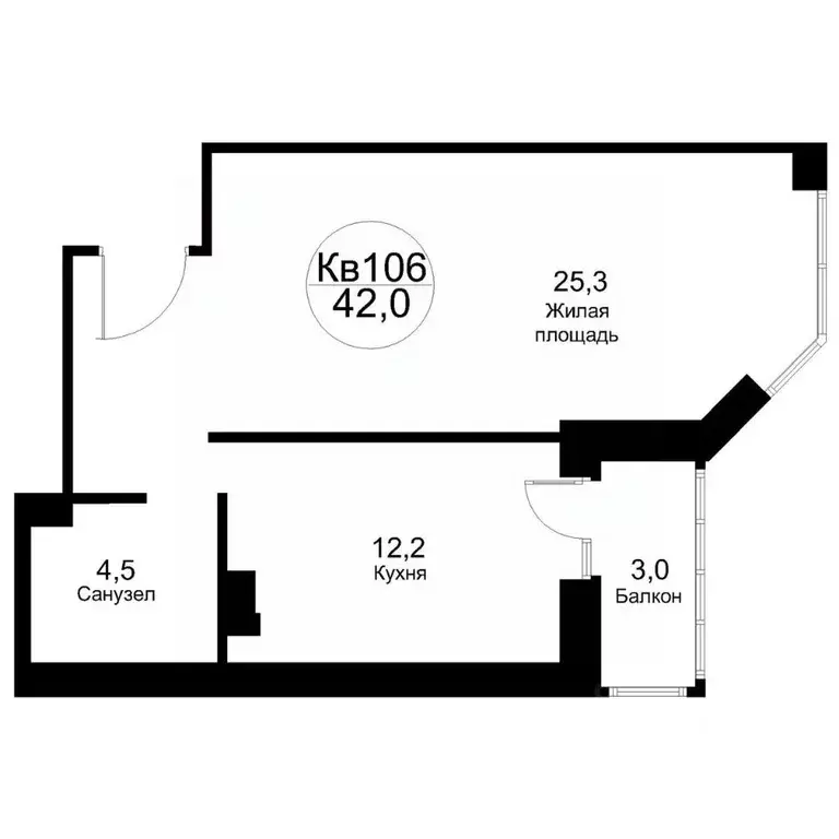 1-к кв. Московская область, Рузский муниципальный округ, Тучково пгт ... - Фото 1