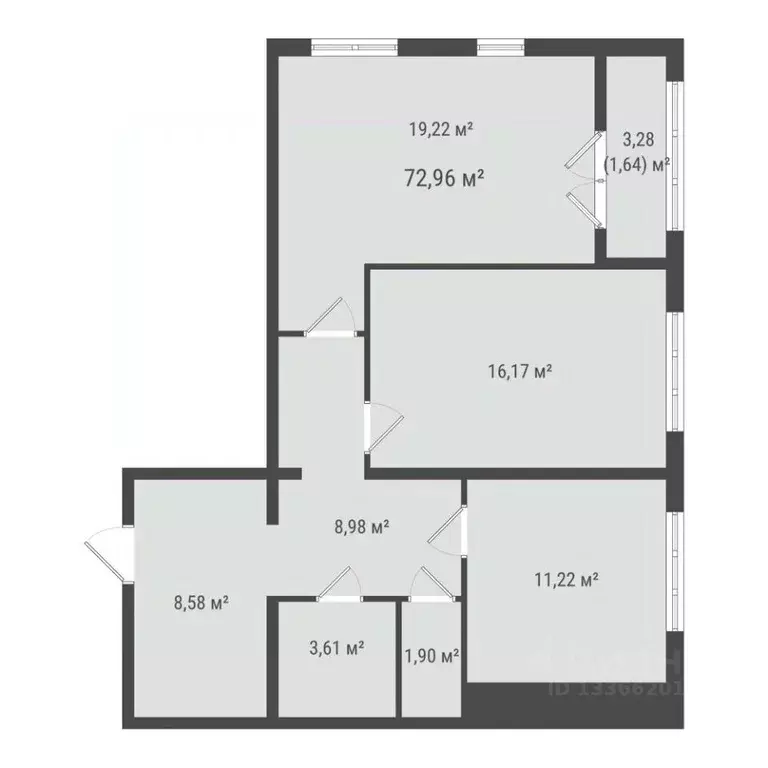 2-к кв. Сахалинская область, Южно-Сахалинск Зеленая Планета на Мира ... - Фото 1