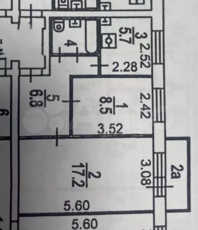 2-к. квартира, 41,4 м, 3/5 эт. - Фото 0
