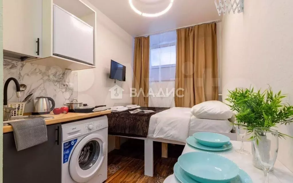 Апартаменты-студия, 10 м, 1/4 эт. - Фото 0