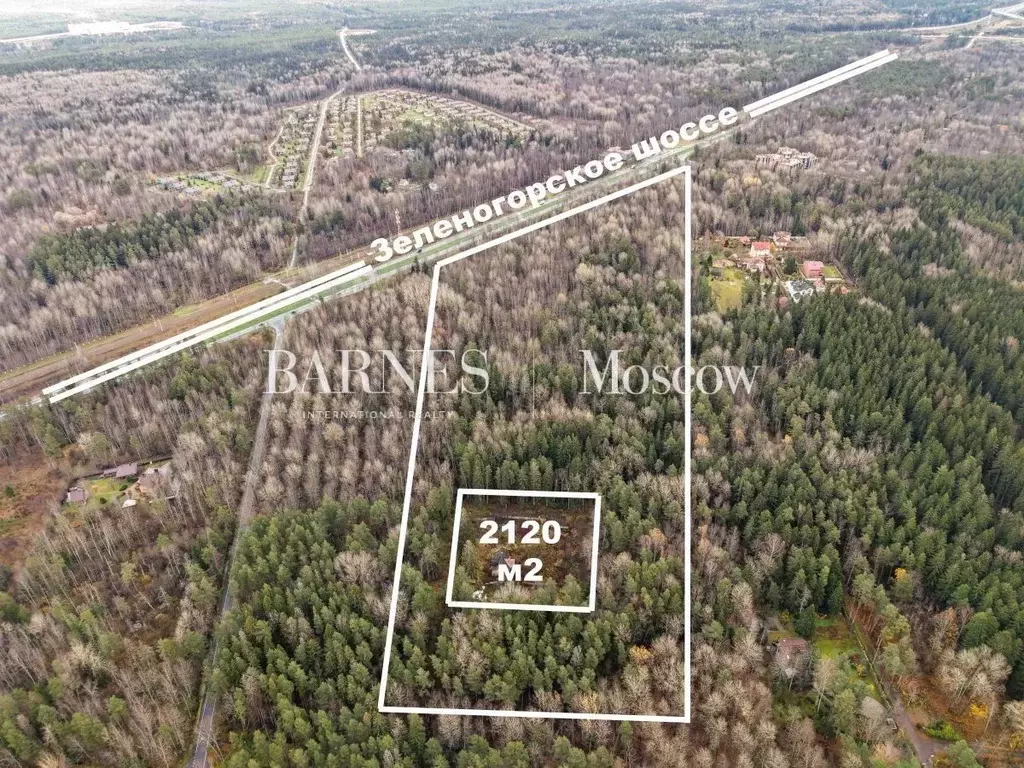 Участок в Санкт-Петербург пос. Солнечное, ул. Комсомольская, 22 (21.2 ... - Фото 1