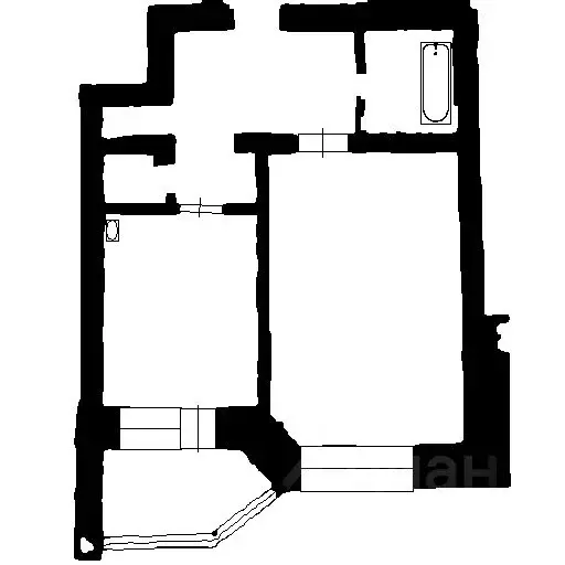 1-к кв. Башкортостан, Уфа ул. Менделеева, 114 (46.7 м) - Фото 1