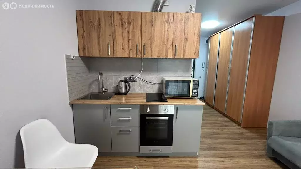 Квартира-студия: деревня Патрушева, улица Александра Пушкина, 16 (20.7 ... - Фото 2