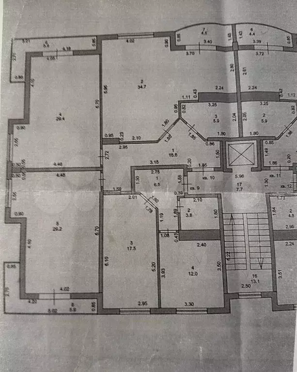 3-к. квартира, 115,8 м, 3/4 эт. - Фото 0