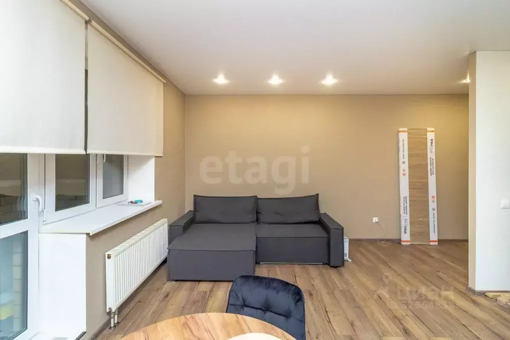 Студия Тюменская область, Тюмень ул. Беляева, 33к1 (27.8 м) - Фото 1