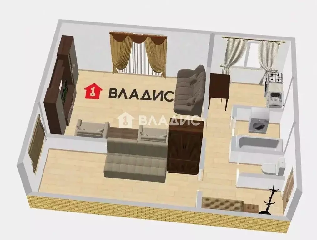 2-к кв. Брянская область, Сураж Лесная ул., 7 (43.2 м) - Фото 2