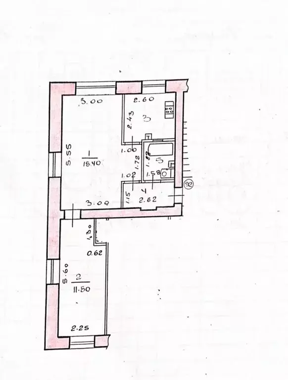 2-к. квартира, 42 м, 4/5 эт. - Фото 0