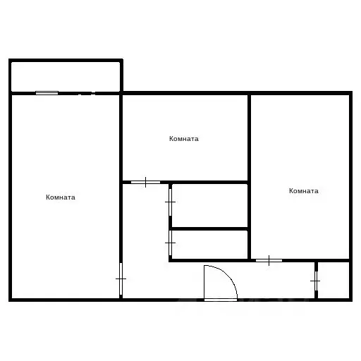 2-к кв. Иркутская область, Иркутск ул. Булавина, 10А (47.0 м) - Фото 2