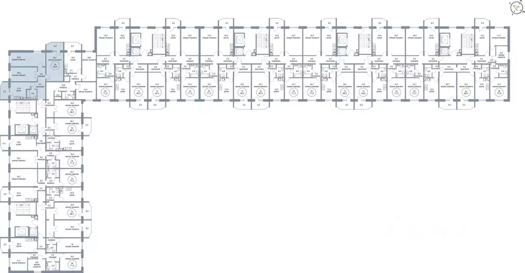 3-к кв. Ханты-Мансийский АО, Нефтеюганск 4-й мкр, 4к1 (93.4 м) - Фото 1