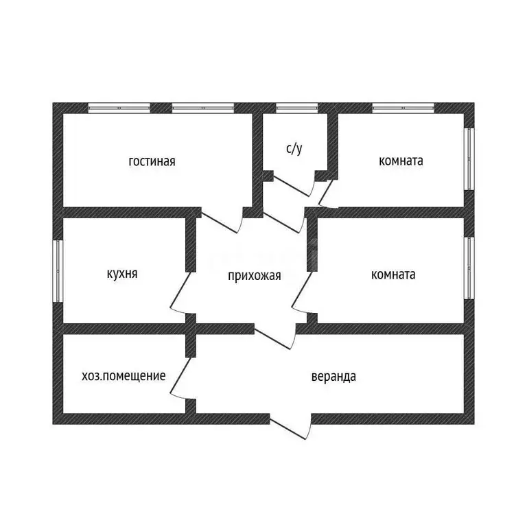 Дом в село Рисовое, Школьная улица (69.8 м) - Фото 2