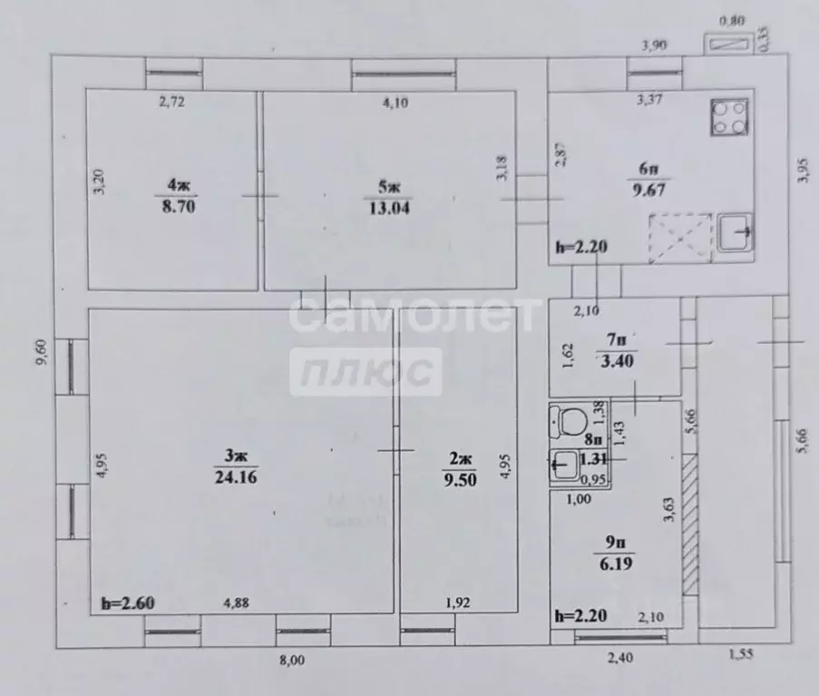 Дом в Ульяновская область, Ульяновск Сельдинская ул., 21 (84 м) - Фото 2