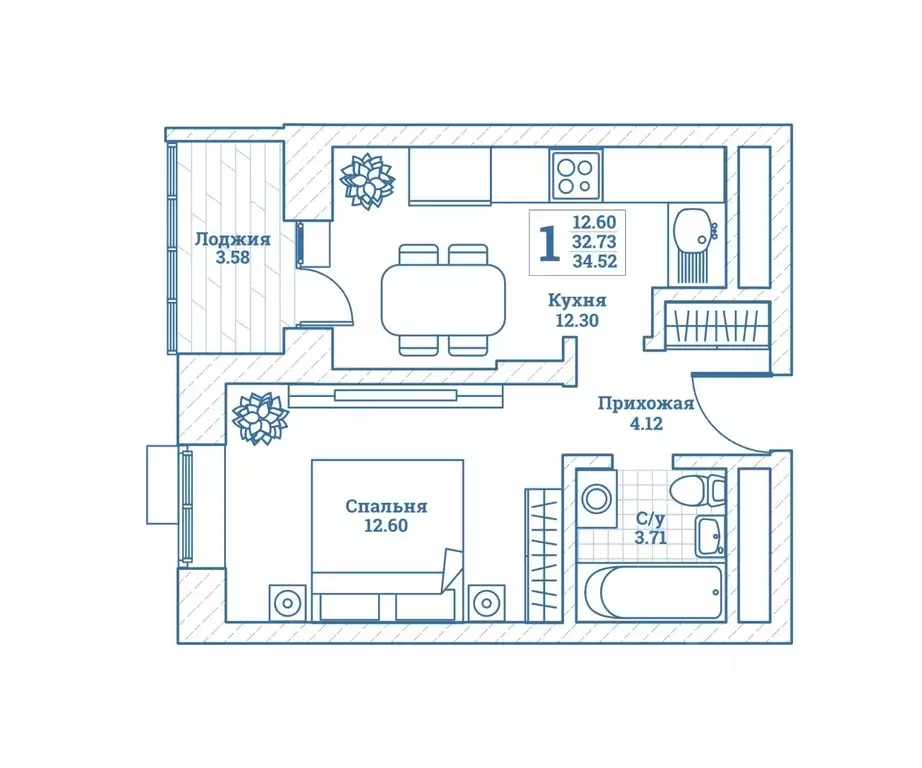 1-к кв. Московская область, Щелково городской округ, Монино пгт ул. ... - Фото 1