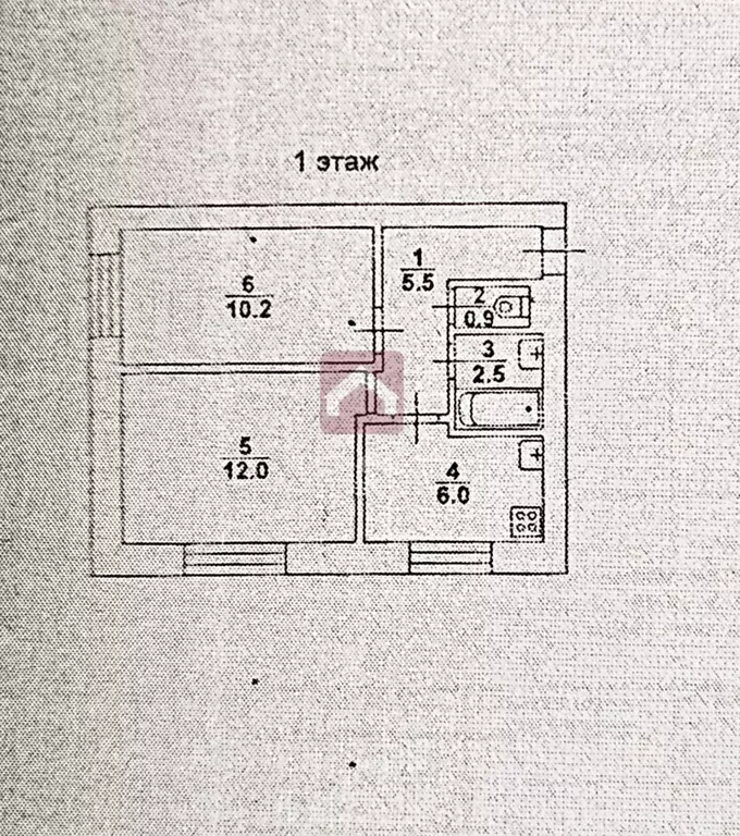 2-к кв. Саратовская область, Саратов ул. Мелиораторов, 1 (37.1 м) - Фото 1