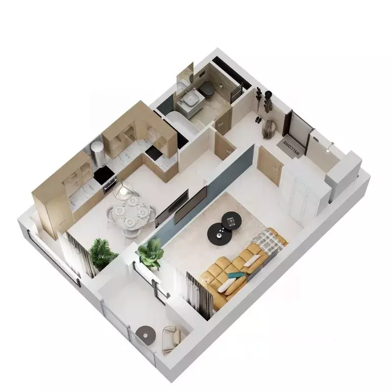 1-к кв. Татарстан, Набережные Челны 19-й комплекс, Челны Сити 2 жилой ... - Фото 1