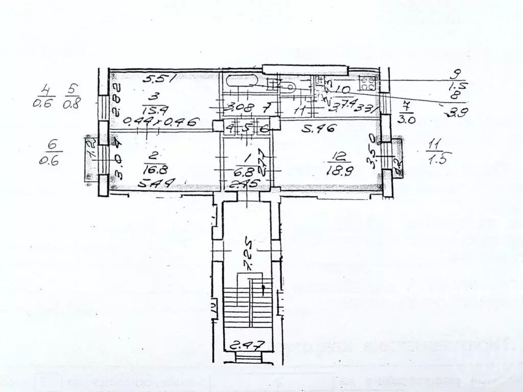 3-к кв. Санкт-Петербург Баррикадная ул., 14К2 (77.2 м) - Фото 2