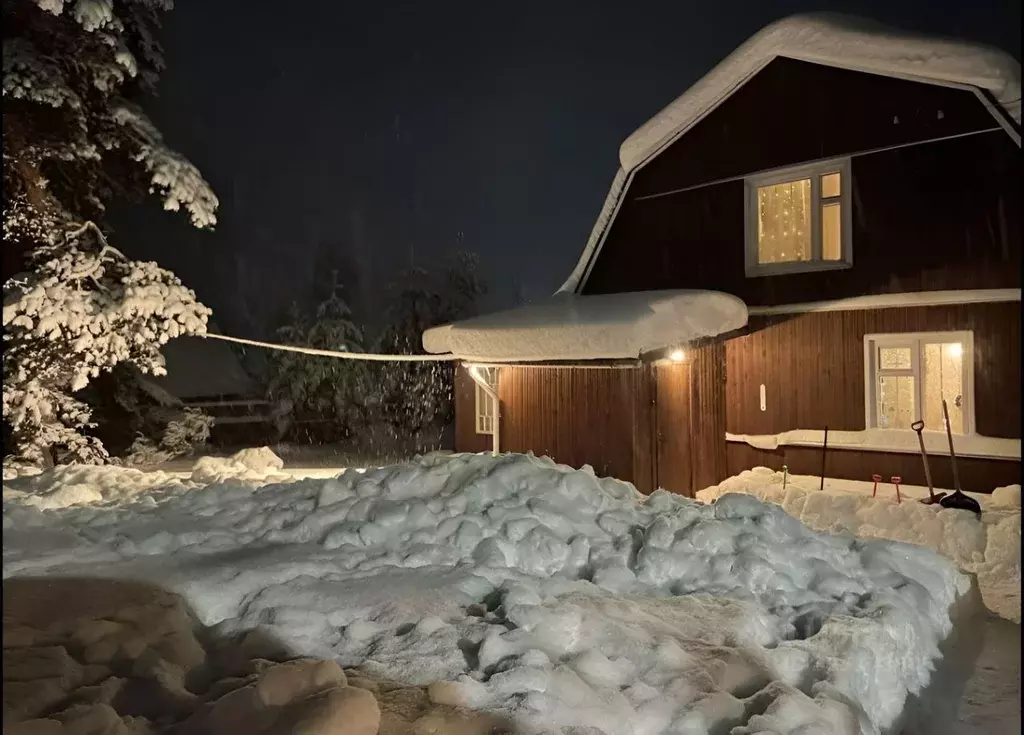 Дом в Ленинградская область, Приозерский район, Плодовское с/пос, пос. ... - Фото 1