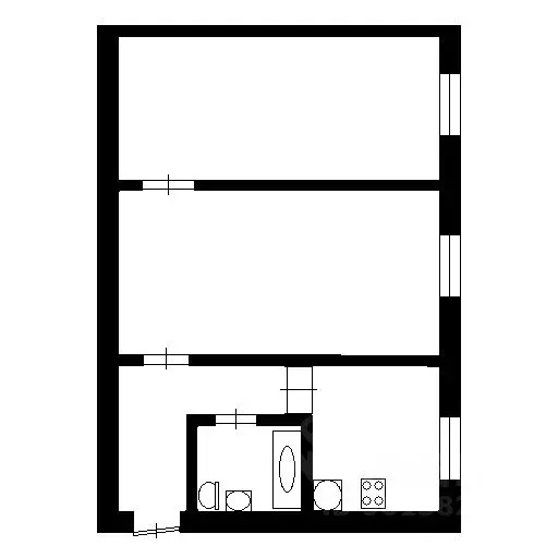 2-к кв. Омская область, Омск Сибирский просп., 8 (47.3 м) - Фото 2